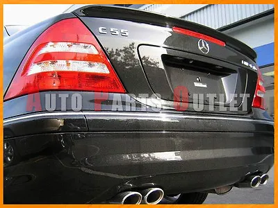 M-BENZ W203 2000-2007 C240 C280 C320  Sedan A-Type Rear Trunk Spoiler #040 Black • $109.95