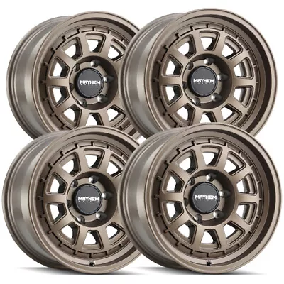 (Set Of 4) Mayhem 8303 Voyager 17x8 6x130 +52mm Bronze Wheels Rims 17  Inch • $575.96