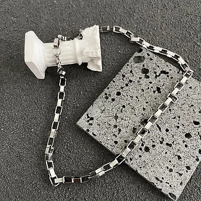 Titanium Steel Link Chain Necklace For Men WomenPunk Hip Hop Necklace • $12.99