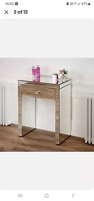 £69 • Buy Venetian Mirrored Compact Dressing Table Retailed At £170 Online 