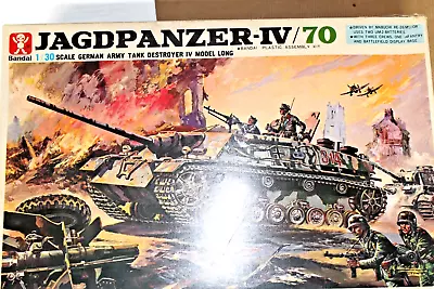 Vintage 1970 Bandai 1/30 Jagdpanzer IV-70 • $57.99