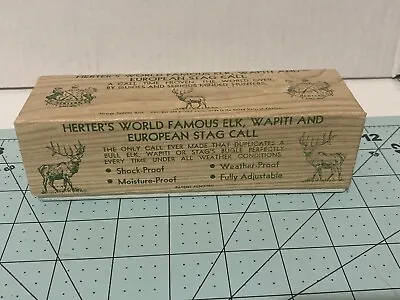 $11.50 • Buy Vintage Herter's World Famous Elk, Wapiti, And European Stag Call