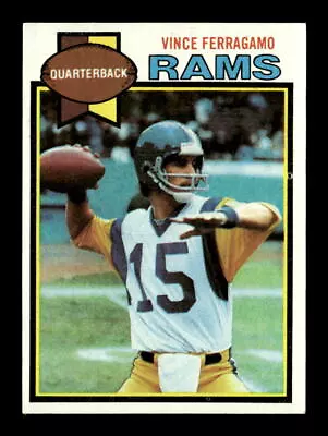 1979 Topps #409 Vince Ferragamo Los Angeles Rams Rookie RC EX Card *I349 • $7