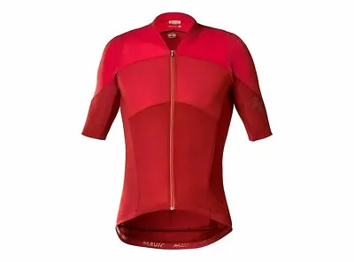 Mavic Cosmic Ultimate SL Short Sleeve Road Jersey - Red • $70