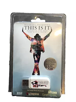 Michael Jackson This Is It Limited Edition USB External Thumb Drive • $17