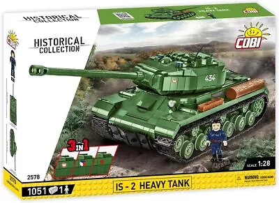 Cobi 2578 - World War II - IS-2 Heavy Tank 3 In 1 1051 Pcs  **BRAND NEW** • $109.12