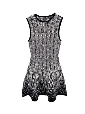 RONNY KOBO Womens Dress Printed Elegant Stylish Mini Black Size S • $128.69