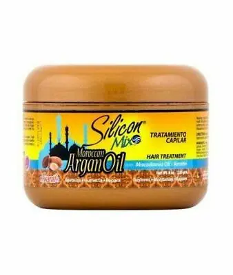 Silicon Mix Moroccan Argan Oil Hair Treatment 8 Oz For Repair Restore • $8.98