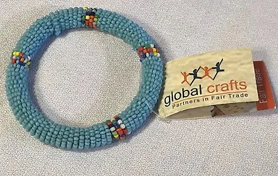 Beaded AFRICAN Bracelet MAASAI MASAI BANGLE  Multiple Colors Available • $14.97