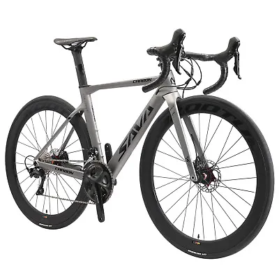 SAVA Carbon Road Bike 700C Racing Bicycle With Shimano 105 R7000 22S Disc Brake • $2799.99