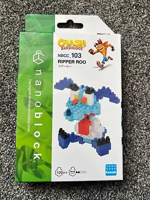 NBCC103 Nanoblock Ripper Roo Crash Bandicoot 120 Pieces Building Blocks Age 12+ • £3