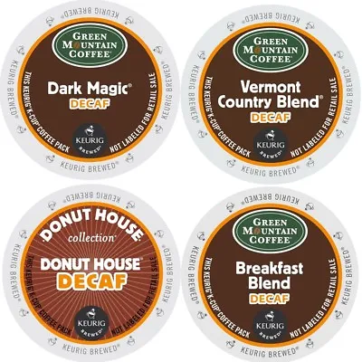 Green Mountain Decaf Variety Pack Coffee 22 To 132 Keurig K Cups Pick Any Size • $63.99