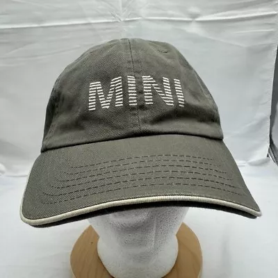 Mini Cooper Car Strapback Cap Dad Hat Green Embroidered • $14.99