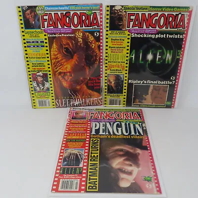 Fangoria Magazine Lot Of 3 VTG #111 113 114 • $29.99
