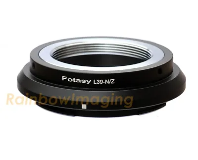 Leica M39 39mm Lens To Nikon Z Z7II Z8 Z9 ZFC ZF Mirrorless Camera Adapter • $11.13