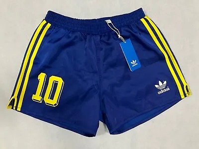 Colombia Adidas Originals Shorts #10 Carlos Valderrama Size: Adults S 30”-32” • £55