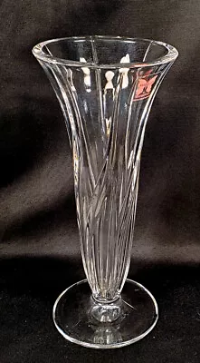 Waterford Crystal Marquis Vase Swirled Design 8 Inches Tall • $19.99