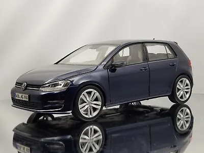 Norev Volkswagen VW Golf 7 VII 5-Door 2013 Midnight Blue Diecast Car Model 1:18 • $139.99