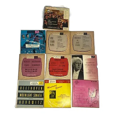 Vintage Classic Records Lot Vinyl 45 Rpm 7  RCA Victor Decca Columbia Singles • $17.99