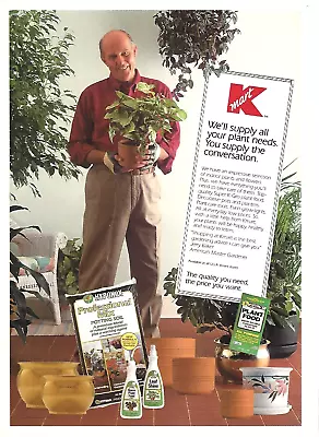 1991 Kmart Hyponex Plant Jerry Baker Master Gardener Vtg Print Ad Advertisement • $8.98