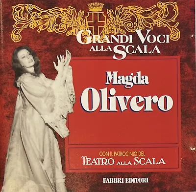 Grandi Voci Alla Scala - Magda Olivero - 19 Tracks CD Album - Free Postage • $12.63