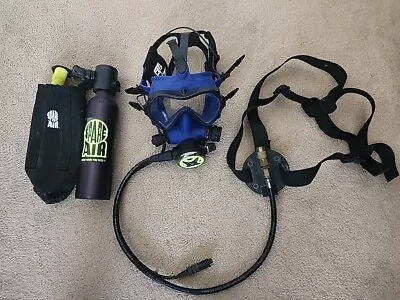 OTS Full Face Mask | IST Regulator & Strap | Spare Air Tank Package • $499