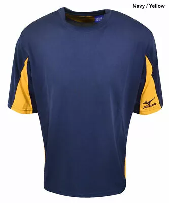 New Mizuno Youth LARGE Navy Yellow Boys Jersey Shirt • $15