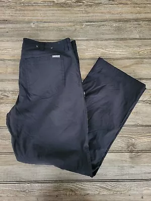 Eddie Bauer Men's Size 36 X 30 Black Fleece Lined Nylon Guide Hiking Pants  • $28.98