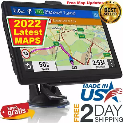 Car Gps Navigation 7 Inch Touch Screen With Maps Spoken Direction New 2022 • $51.39