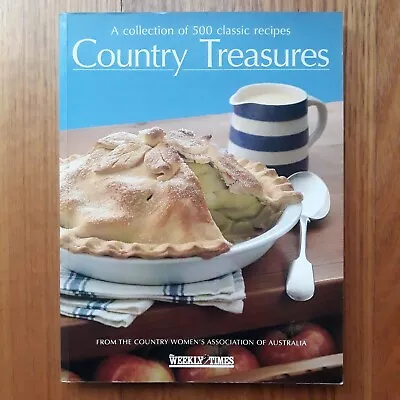 Country Treasures 500 Classic Recipes Country Womens Association Paperback CWA • $13