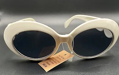 VTG Clout Style Vanguard The Italian Collection White Sunglasses NOS With Tags • $19.99