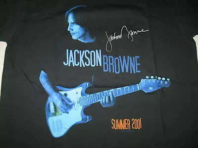 Vintage 2001 SUMMER CONCERT Jackson Browne Shirt Black Unisex S-4XL CC1247 • $22.79