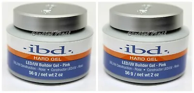 LOT 2 IBD Builder Gel PINK Pack Set 2oz/ 56g #56832 Strong UV Gels - Ship In 24H • $38.11