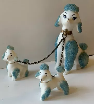 Vintage Lefton Porcelain Poodles On A Chain (3) Japan • $10.50