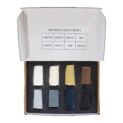 Unison Colour Soft Pastels Drawing Half Stick Mini 8 Set • £15.99