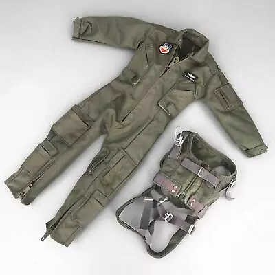 1:6 Jumpsuit With With Jungle Chest Hanging Vest DIY Doll Dress Up Air Force For • $60.03