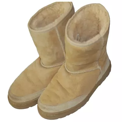 UGG Boots Women's Ultra Short Revival Sheepskin Boots Sand Tan - Size 6 #5225 • $50