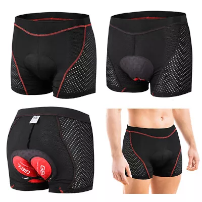 Cycling Shorts Underwear 5D Gel Pad Shockproof Bicycle Underpant Bike Man Shorts • $12.73