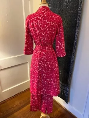 Vtg Moschino Cheap & Chic Pink Animal Print Pant Suit Size 44/46/12/10/8/6 • $585