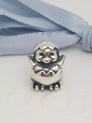 $40 • Buy Authentic Pandora Charm  Easter Chick  - Hatching Chicken 790528 Retired RARE 