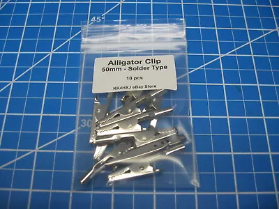 Mueller BU-60 - Test Clip - Alligator Clip - Metal - 50mm - 4 Pcs • $2.97