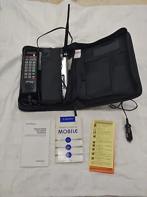 Vintage 1990’s Motorola Bag Cell Car Phone - 19020WAASE - POWERS ON • $49.99