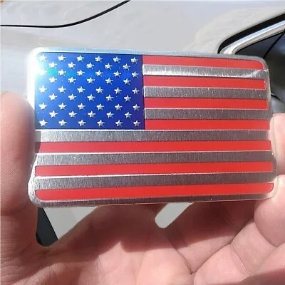 $7.39 • Buy 3D American Flag Metal Sticker Decal Emblem Bumper Sticker Truck Car Accessories