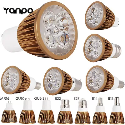 Dimmable LED Spotlight Bulbs GU10 MR16 E27 E14 GU5.3 B22 110V 220V 12V Home Lamp • $3.70