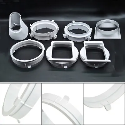 Portable Air Conditioner Window Kit Exhaust Hose Duct Interface Tube Connector • $13.62