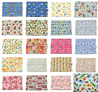 $4.99 • Buy Large Single Zip Waterproof Baby Wet Bag Nappy Bag For Cloth Nappies 30cm X 40cm