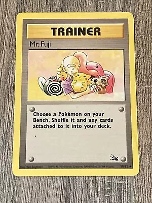WOTC Pokémon Card TCG Trainer Mr. Fuji 58/62 Fossil Set Uncommon • $1.62