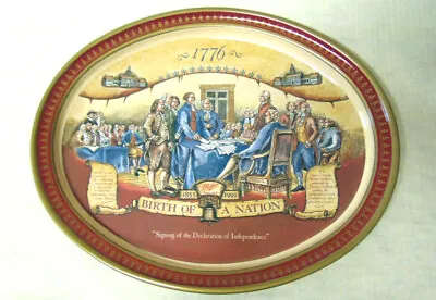 1992 Miller High Life Beer Tray 1776 Birth Of A Nation Made In Brazil • $25.95