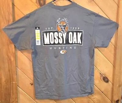 New Mossy Oak Hunting Gray T-Shirt Hunting  Outdoor Sports Men’s Size Medium  • $8