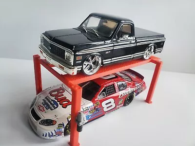 4 Post Lift For 1/24 Scale Garage Mini Display RC Double Stack Car Storage • $25.99